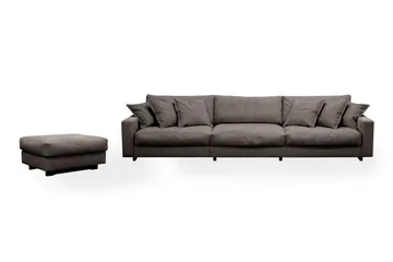 Valencia sofagruppe ekstra dyp 5-seters sofa + fotskammel