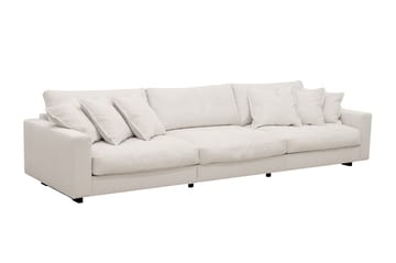 Valencia sofagruppe ekstra dyp 5-seters sofa + fotskammel - Offwhite - Møbler - Sofaer - Hjørnesofaer