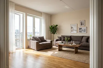 Valencia sofagruppe ekstra dyp 5-seters sofa + lenestol - Mørkegrå - Møbler - Sofaer - Sofagrupper
