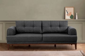 Valsot 3-seters Sofa - Antrasitt - Møbler - Sofaer - 3 seter sofa