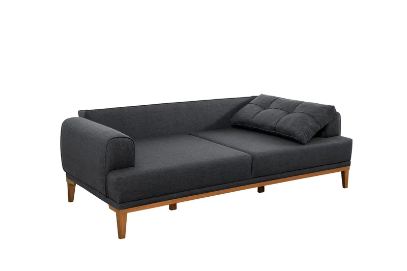 Valsot 3-seters Sofa - Antrasitt - Møbler - Sofaer - 3 seter sofa