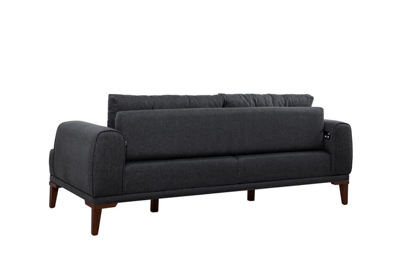 Valsot 3-seters Sofa - Antrasitt - Møbler - Sofaer - 3 seter sofa