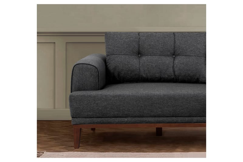 Valsot 3-seters Sofa - Antrasitt - Møbler - Sofaer - 3 seter sofa