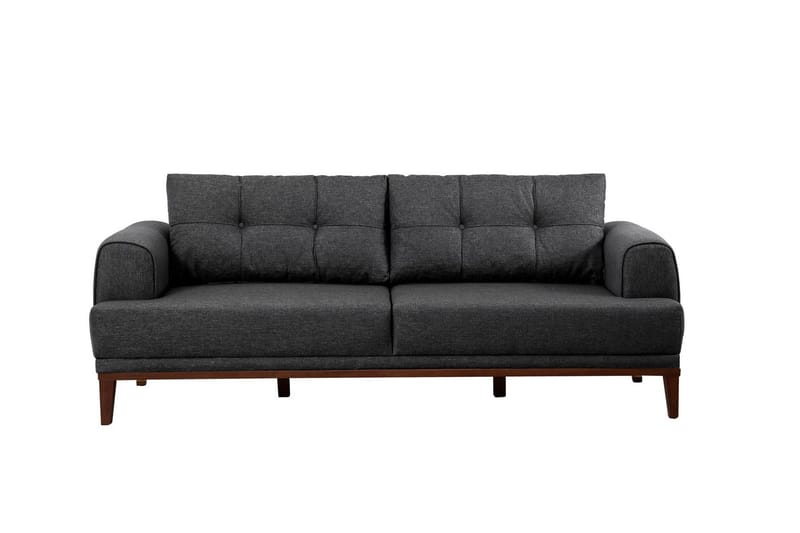 Valsot 3-seters Sofa, Antrasitt