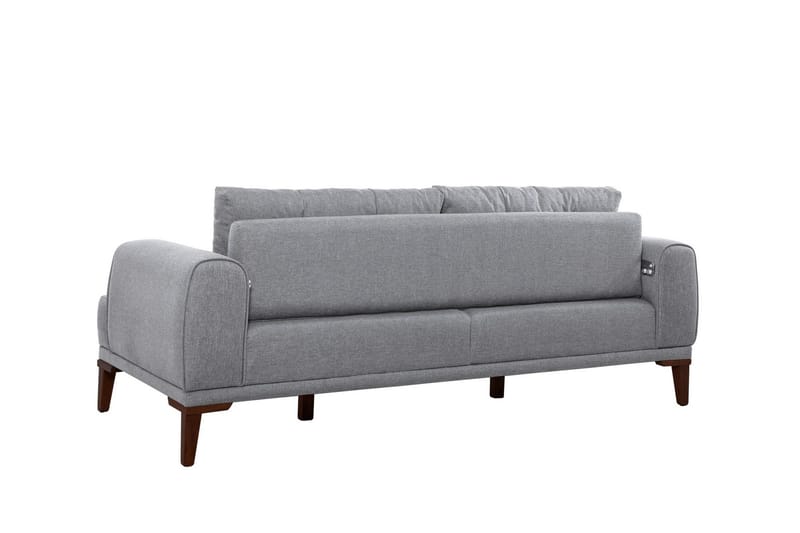 Valsot 3-seters Sofa - Grå - Møbler - Sofaer - 3 seter sofa