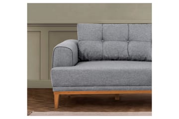 Valsot 3-seters Sofa - Grå - Møbler - Sofaer - 3 seter sofa