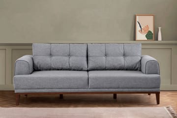 Valsot 3-seters Sofa - Grå - Møbler - Sofaer - 3 seter sofa