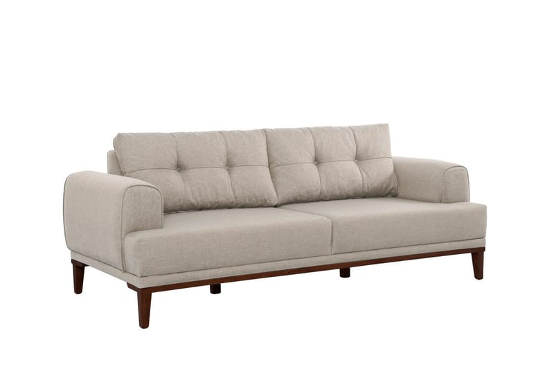 Valsot 3-seters Sofa - Krem - Møbler - Sofaer - 3 seter sofa