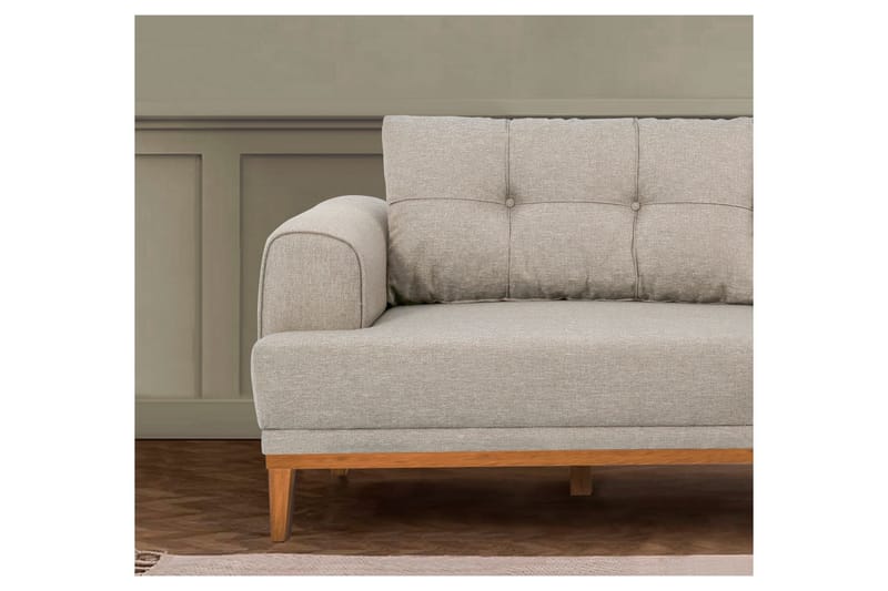 Valsot 3-seters Sofa - Krem - Møbler - Sofaer - 3 seter sofa