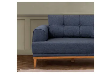 Valsot 3-seters Sofa - Mørkeblå - Møbler - Sofaer - 3 seter sofa