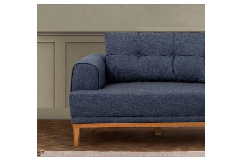Valsot 3-seters Sofa - Mørkeblå - Møbler - Sofaer - 3 seter sofa