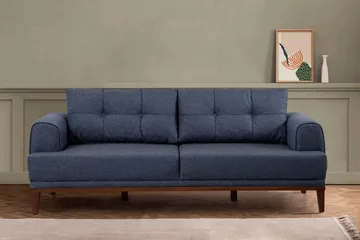 Valsot 3-seters Sofa - Mørkeblå - Møbler - Sofaer - 3 seter sofa