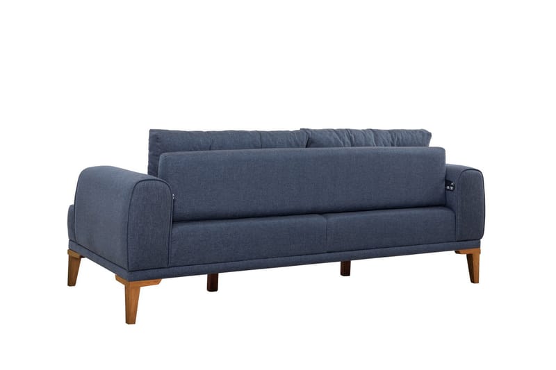 Valsot 3-seters Sofa - Mørkeblå - Møbler - Sofaer - 3 seter sofa