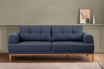 Valsot 3-seters Sofa - Mørkeblå - Møbler - Sofaer - 3 seter sofa