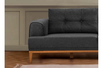 Valsot 4-seters Sofa med Divan - Antrasitt - Møbler - Sofaer - Sofaer med sjeselong - 4 seters sofa med divan