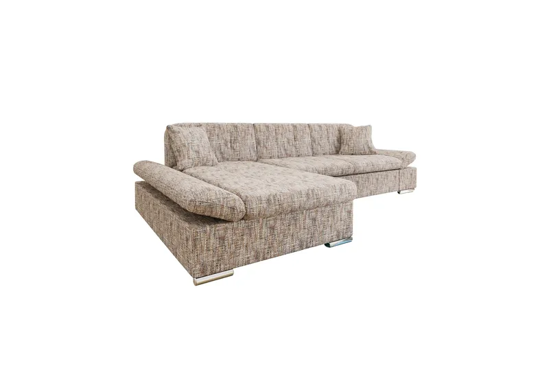 Vananda Sofa med Sjeselong 3-seter, Flerfarget/Beige