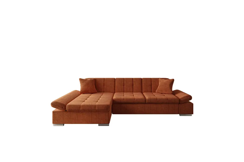 Vananda Sofa med Sjeselong 3-seter, Oransje
