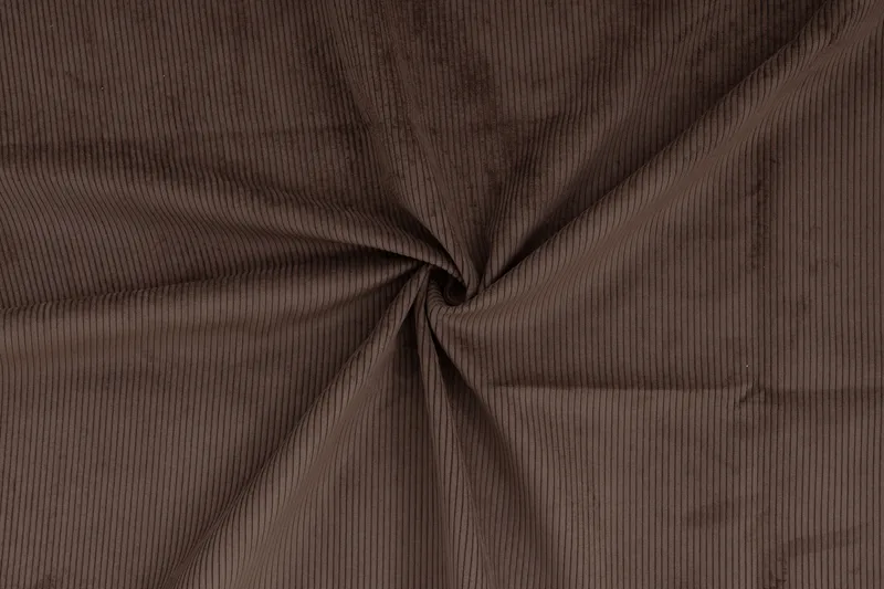 Vanlig sofa uten divan og sjeselong Scandinavian Choice Rossita Dyp 3-seters fløyelssofa Hel pute Brun - Møbler - Sofaer - 3 seter sofa