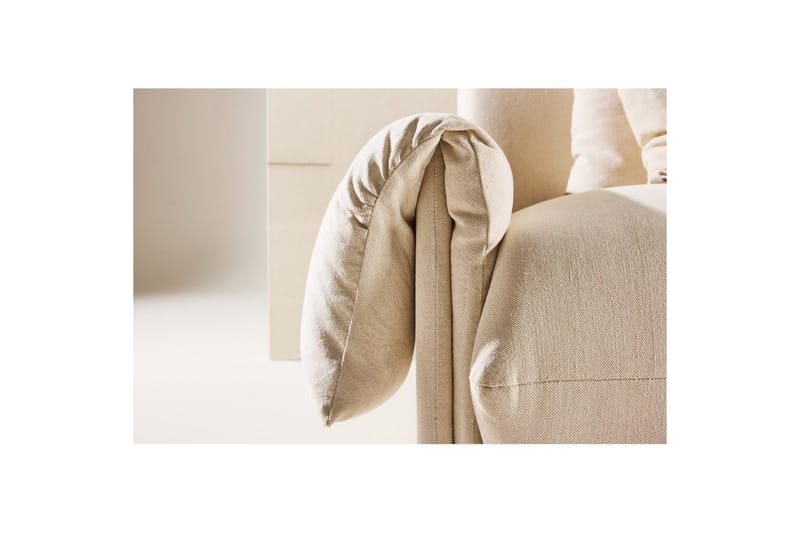 Vanlig sofa uten divan og sjeselong VIND Sofa VIND 3-seters Mollösund 237x95x82 cm Beige Beige - Møbler - Sofaer - 3 seter sofa