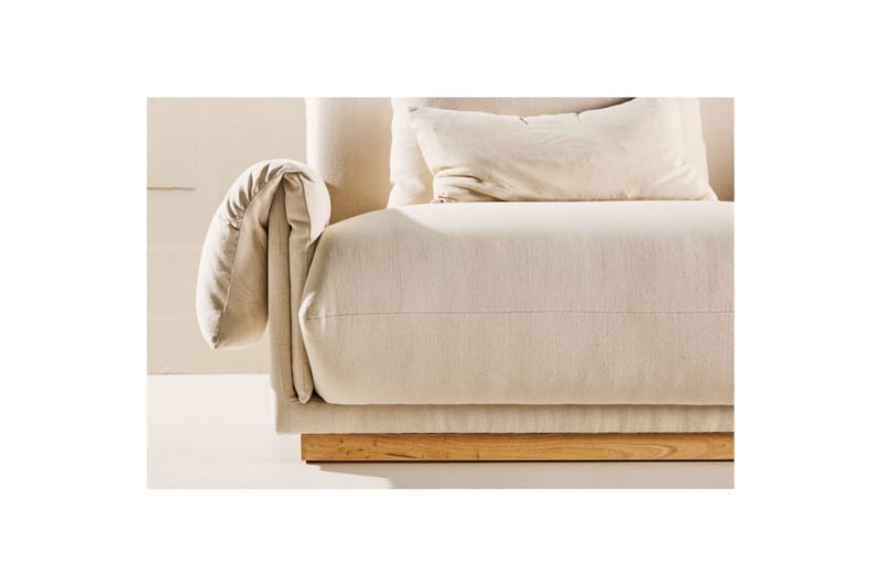 Vanlig sofa uten divan og sjeselong VIND Sofa VIND 3-seters Mollösund 237x95x82 cm Beige Beige - Møbler - Sofaer - 3 seter sofa