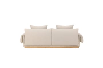 Vanlig sofa uten divan og sjeselong VIND Sofa VIND 3-seters Mollösund 237x95x82 cm Beige Beige - Møbler - Sofaer - 3 seter sofa