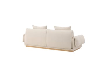 Vanlig Soffa utan divan & schäslong VIND Beige - Møbler - Sofaer - 3 seter sofa