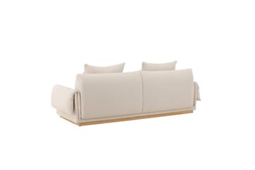 Vanlig Soffa utan divan & schäslong VIND Beige - Møbler - Sofaer - 3 seter sofa