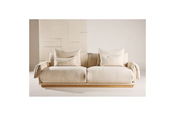 Vanlig Soffa utan divan & schäslong VIND Beige - Møbler - Sofaer - 3 seter sofa