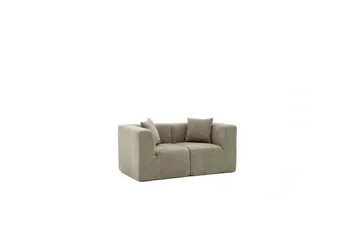 Veyno Sofa 2-sits - Grå - Møbler - Sofaer - Modulsofaer - Komplett modulsofa