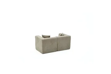 Veyno Sofa 2-sits - Grå - Møbler - Sofaer - Modulsofaer - Komplett modulsofa