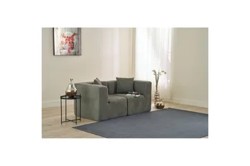 Veyno Sofa 2-sits - Grå - Møbler - Sofaer - Modulsofaer - Komplett modulsofa