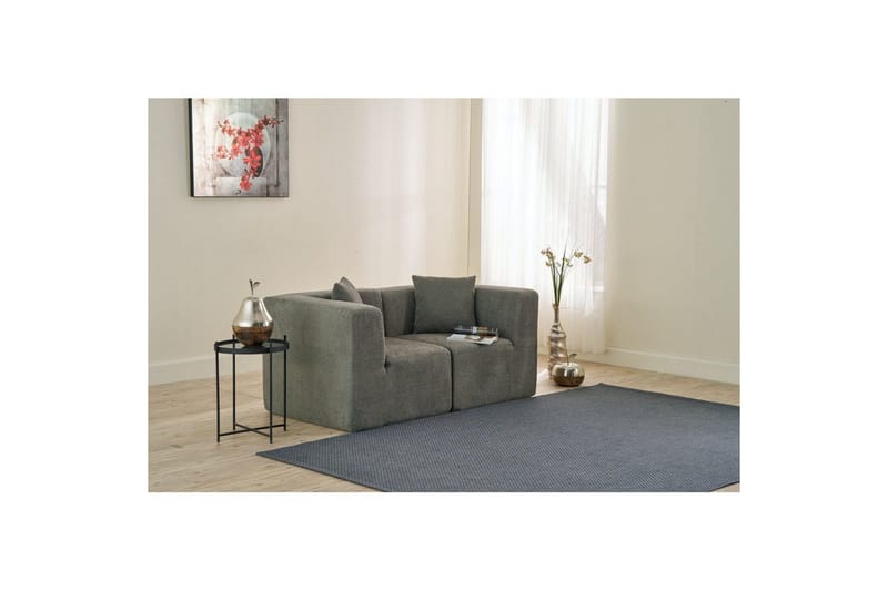 Veyno Sofa 2-sits - Grå - Møbler - Sofaer - Modulsofaer - Komplett modulsofa
