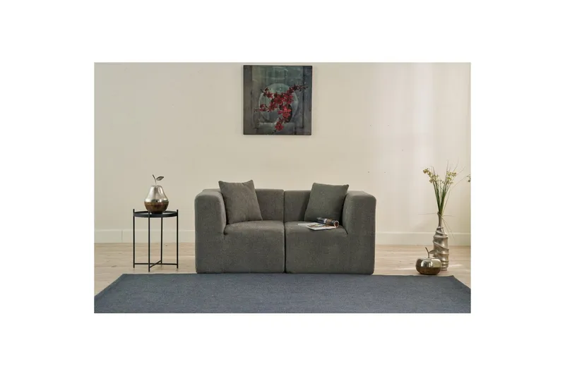 Veyno Sofa 2-sits - Grå - Møbler - Sofaer - Modulsofaer - Komplett modulsofa