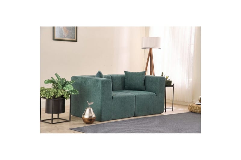 Veyno Sofa 2-sits - Grønn - Møbler - Sofaer - Modulsofaer - Komplett modulsofa