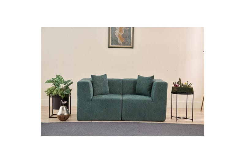 Veyno Sofa 2-sits - Grønn - Møbler - Sofaer - Modulsofaer - Komplett modulsofa