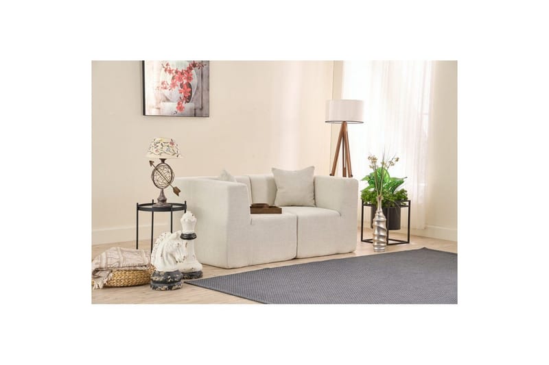 Veyno Sofa 2-sits - Krem - Møbler - Sofaer - Modulsofaer - Komplett modulsofa