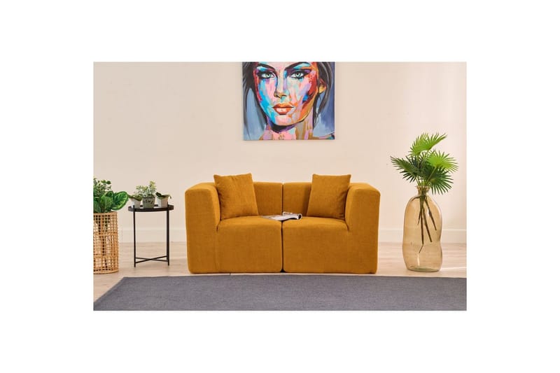Veyno Sofa 2-sits - Oransje - Møbler - Sofaer - 2 seter sofa