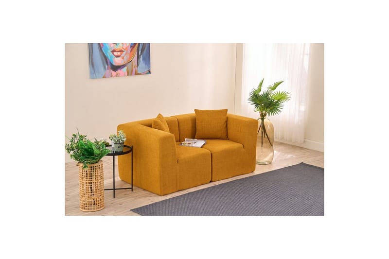 Veyno Sofa 2-sits - Oransje - Møbler - Sofaer - 2 seter sofa