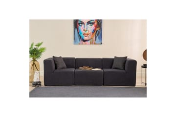 Veyno Sofa 3-sits - Antrasitt - Møbler - Sofaer - 3 seter sofa