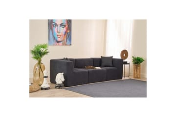 Veyno Sofa 3-sits - Antrasitt - Møbler - Sofaer - 3 seter sofa