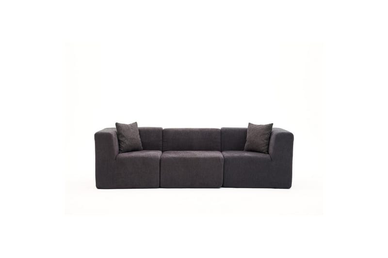 Veyno Sofa 3-sits - Antrasitt - Møbler - Sofaer - 3 seter sofa