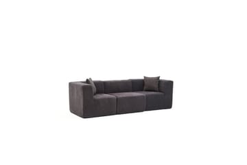 Veyno Sofa 3-sits - Antrasitt - Møbler - Sofaer - 3 seter sofa
