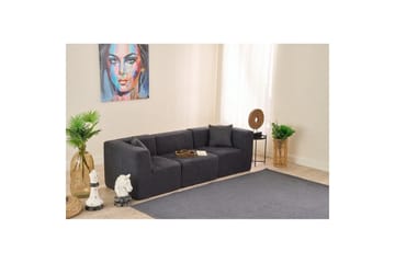 Veyno Sofa 3-sits - Antrasitt - Møbler - Sofaer - 3 seter sofa