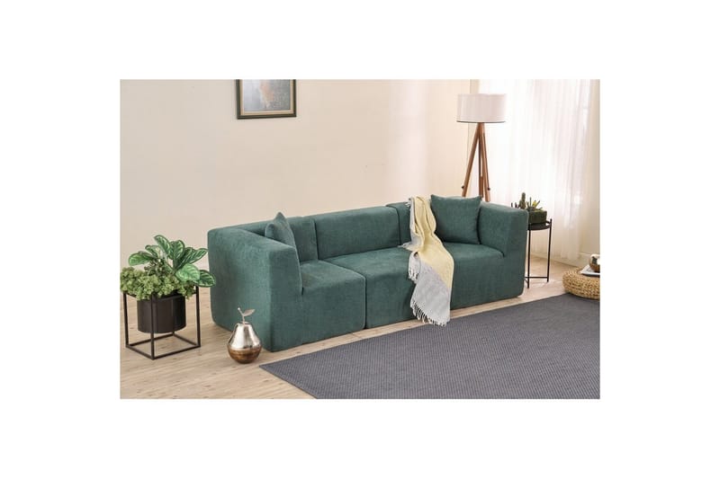 Veyno Sofa 3-sits - Grønn - Møbler - Sofaer - 3 seter sofa
