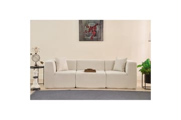 Veyno Sofa 3-sits - Krem - Møbler - Sofaer - 3 seter sofa