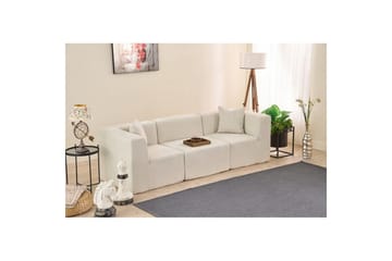Veyno Sofa 3-sits - Krem - Møbler - Sofaer - 3 seter sofa