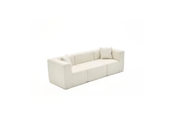 Veyno Sofa 3-sits - Krem - Møbler - Sofaer - 3 seter sofa