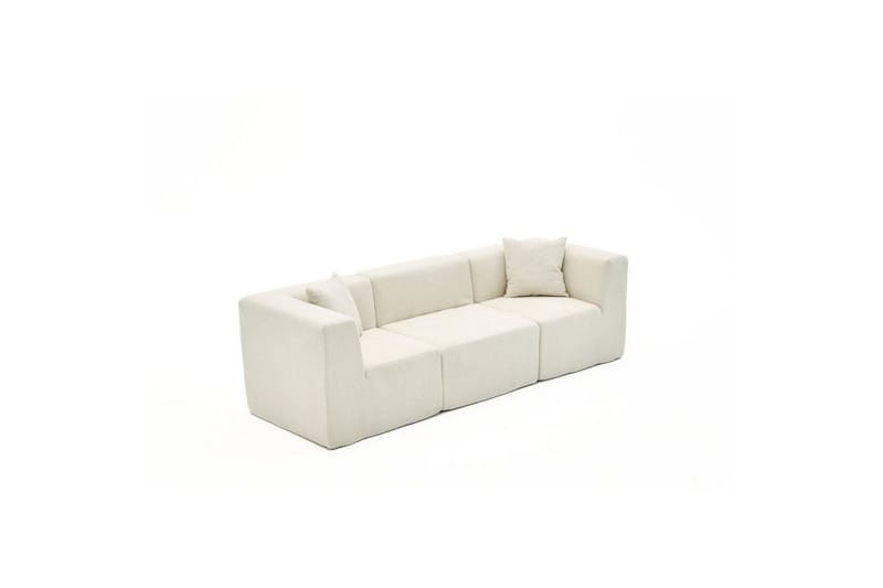 Veyno Sofa 3-sits - Krem - Møbler - Sofaer - 3 seter sofa