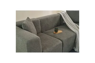 Veyno Sofa 3-sits - Mörkbeige - Møbler - Sofaer - 3 seter sofa