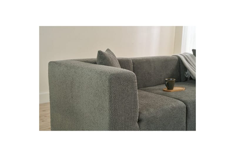 Veyno Sofa 3-sits - Mörkbeige - Møbler - Sofaer - 3 seter sofa